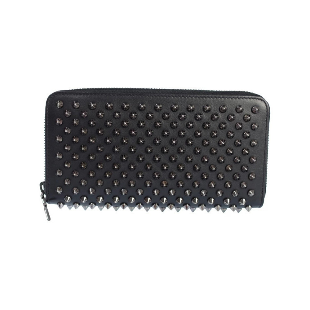 Christian Louboutin Panettone Studded Round Zipper Long Wallet